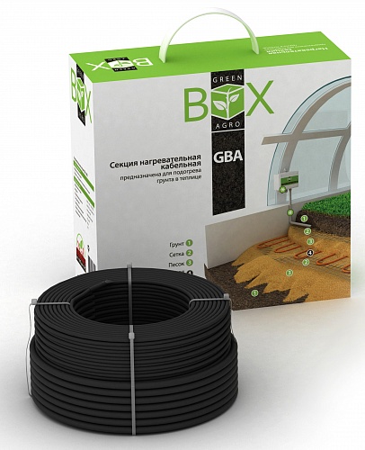 Комплект для обогрева грунта теплиц GREEN BOX AGRO на 15 кв.м.